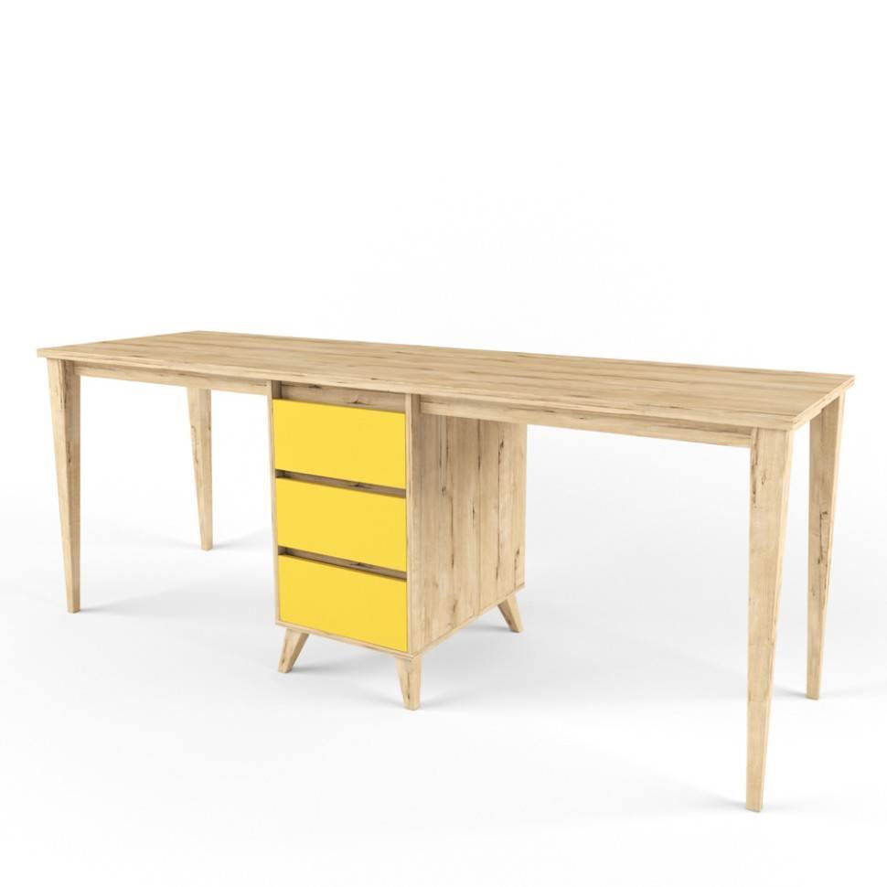 โต๊ะไม้อเนกประสงค์สำหรับทำงานสองที่